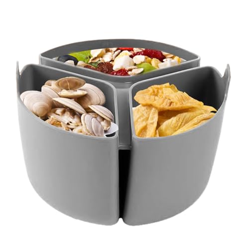 Duroecsain Eintopf Teiler Eintopf, Silikon Liner Topfeintopf - Geteilter Eintopfeinsatz, Kochzubehör mit 3 Fächern, hitzebeständig, lebensmittelecht für die von Duroecsain