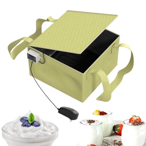 Duroecsain Elektrische Gärbox Teigtopf | waschbare Thermische Gärtasche | Ausrüstung mit Abschaltautomatik zum Herstellen von Brot, und Seife Duroecsain Elektrische Gärbox Teigtopf | waschbare Thermische Gärtasche | Ausrüstung mit Abschaltautomatik zum Herstellen von Brot, und Seife von Duroecsain