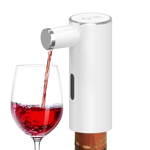 Duroecsain Elektrischer Weinausgießer, mit intelligenter Induktion, automatischer Luftsprudler für Whisky, Sake Likör, Meetings, Picknick, drinnen und draußen Duroecsain Elektrischer Weinausgießer, mit intelligenter Induktion, automatischer Luftsprudler für Whisky, Sake Likör, Meetings, Picknick, drinnen und draußen von Duroecsain