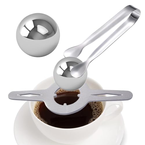 Duroecsain Espresso Gefrierkugel, Kaffeekühlkugel | Kühlkugel für Espresso-Kaffee, Zubehör für Espresso-Eiskugelmaschine für Bier, Saft, von Duroecsain