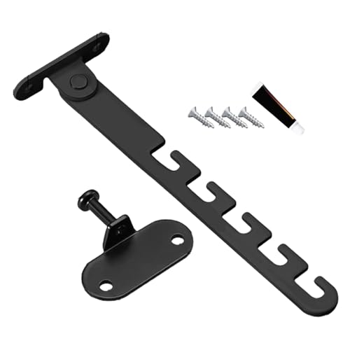 Duroecsain Fenstersicherheitsschlösser, Fensterwindhaken, winddichtes Sicherheitsschloss, verstellbare Fensterschlösser mit 4 Schlitzen zum Öffnen Duroecsain Fenstersicherheitsschlösser, Fensterwindhaken, winddichtes Sicherheitsschloss, verstellbare Fensterschlösser mit 4 Schlitzen zum Öffnen von Duroecsain
