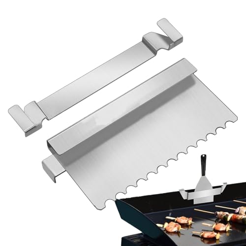 Duroecsain Fetthalter, beheizter Fettblocker | 2x Edelstahl-Fetttür hinten - Der Alosphären-Drainage-Gehweg blockiert Lebensmittel vom Grab in die von Duroecsain