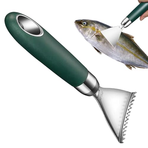 Duroecsain -Skala ausstecken, -Werkzeug zum Verstellen von Fischen, aus Edelstahl, Meeresfrüchte-Gadget, gezackte Reinigungsvorrichtung, Duroecsain -Skala ausstecken, -Werkzeug zum Verstellen von Fischen, aus Edelstahl, Meeresfrüchte-Gadget, gezackte Reinigungsvorrichtung, von Duroecsain