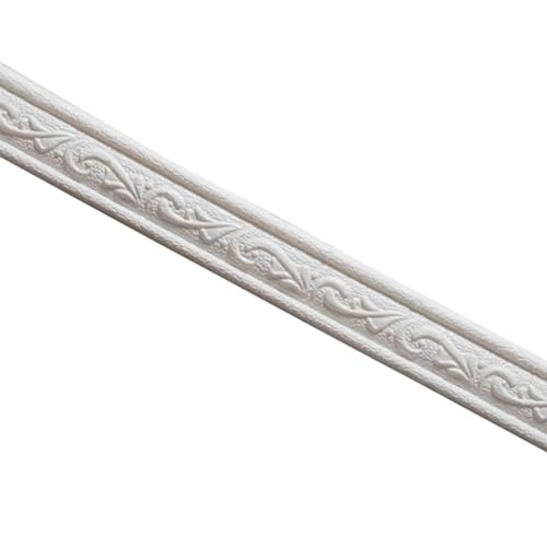 Duroecsain Flexible Formleiste Selbstklebend Wandverkleidung Leiste Bordüre Selbstklebende Tapetenbordüre Dekorative Wandlinien für Zuhause, Länge 90,55 von Duroecsain