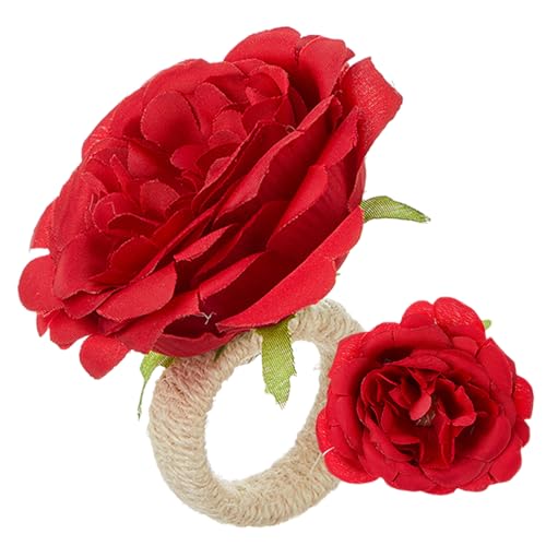 Duroecsain Floral Serviettenringe, Serviettenhalter – Blumenserviettenschnallen – Serviettenschnallen, Tischdecken, Zubehör für Teetisch, Hochzeit, Frühlingsbankett Duroecsain Floral Serviettenringe, Serviettenhalter – Blumenserviettenschnallen – Serviettenschnallen, Tischdecken, Zubehör für Teetisch, Hochzeit, Frühlingsbankett von Duroecsain