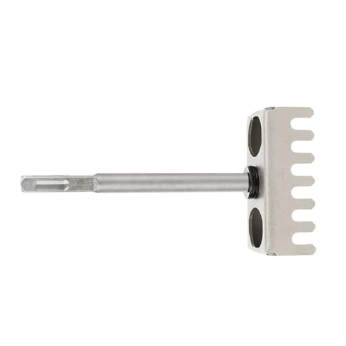 Duroecsain Fräser mit quadratischen Nuten, Betonbohrer zum Bohren – Stanzzubehör Typ 86 für Kennzeichnung von Einsteckschlössern und Staubmanagement von Duroecsain