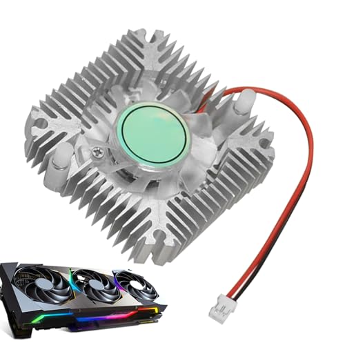 Duroecsain GPU Kühllüfter, Aluminium GPU Luftkühler, 55mm Lochabstand Leiser Kühlkörper Für Spielcomputer Büro Computer Heimcomputer Duroecsain GPU Kühllüfter, Aluminium GPU Luftkühler, 55mm Lochabstand Leiser Kühlkörper Für Spielcomputer Büro Computer Heimcomputer von Duroecsain
