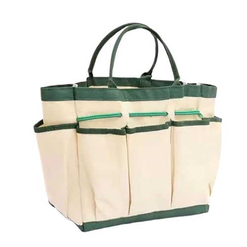 Duroecsain Garten-Tasche, Garten-Tragetasche, große Kapazität Werkzeugtasche für Gartenreparaturer, robuste Outdoor-Gadget-Aufbewahrungsfläche für Hof, Camping, von Duroecsain