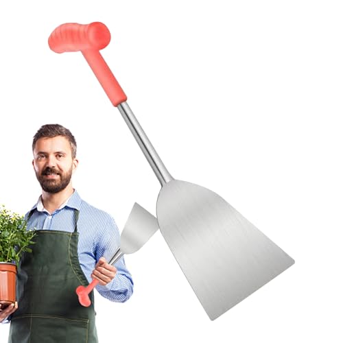 Duroecsain Gartenschaufel, Gartenschaufel, manuelle Rasentrimmer für Haus, Gartenarbeit, Rasen, Camping, Rucksackreise, von Duroecsain