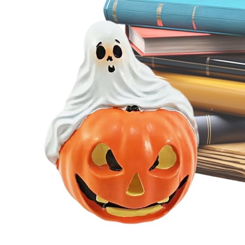 Duroecsain Geisterfigur,Geist Mit Schreibtischdekoration | Resin Grusel Deko Für Tisch Wohnzimmer Eingangsbereich Vitrine Tischdekoration von Duroecsain