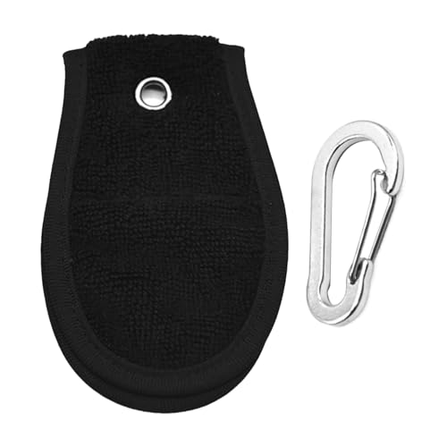 Duroecsain Golf-Club-Handtuch, Golf-Handtuch – Golf-Handtücher für Männer mit Clip – saugfähig, Reinigungsbürste mit schneller Waschmaschine, für Baseball Softball von Duroecsain