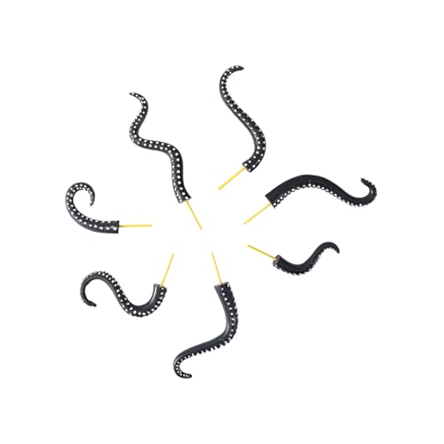 Duroecsain Halterung für Tentakel Oktopus – Dekorative Leuchtspikes aus Kunstharz für | 7-teiliges Set Halterung für Kletterpflanzen im Dunkeln, für den Innen- und Außenbereich, Garten von Duroecsain