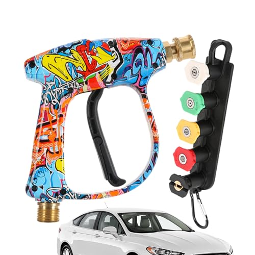 Duroecsain Hochdruckreiniger, verstellbarer Bewässerungsadapter | Druckspritze verstellbar, wasserdicht, für Einfahrten im Freien und Garten von Duroecsain