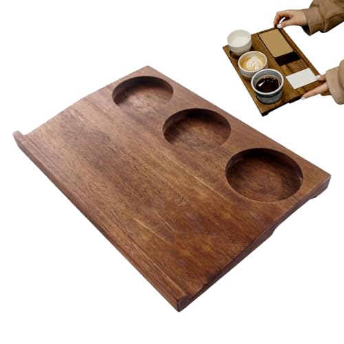 Duroecsain Holztabletts für , Snackbrett, Retro-Stil, mit Fächern für Couchtisch, Getränke, Mittagessen, , Party, Grill Duroecsain Holztabletts für , Snackbrett, Retro-Stil, mit Fächern für Couchtisch, Getränke, Mittagessen, , Party, Grill von Duroecsain