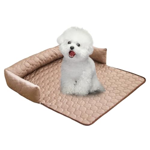 Duroecsain Hundekühlmatte - Runder Liegeplatz Für Hunde Im Sommer | Atmungsaktive Decke Für Transportbox Auto Ruheplatz Duroecsain Hundekühlmatte - Runder Liegeplatz Für Hunde Im Sommer | Atmungsaktive Decke Für Transportbox Auto Ruheplatz von Duroecsain