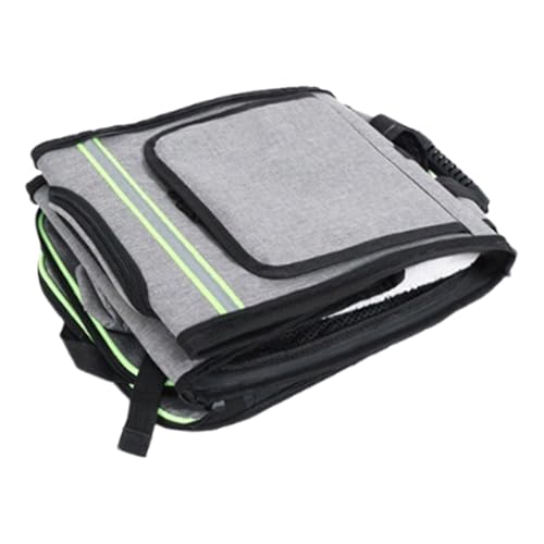 Duroecsain Hundetrage Rucksack | Katzentasche Transportbox,Zusammenklappbar Erweiterbar Leichter Haustierrucksack Für Camping Outdoor von Duroecsain