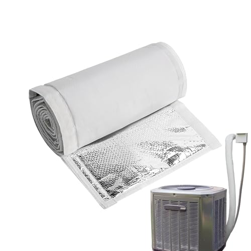 Duroecsain Isolierhülle für AC-Klimaanlagenrohre | 183 x 26 cm Außenrohr-Manschette - 3-Lagige UV-Beständige Wasserdichte Hülle Für Split-Systeme Schutz Vor Witterungseinflüssen von Duroecsain