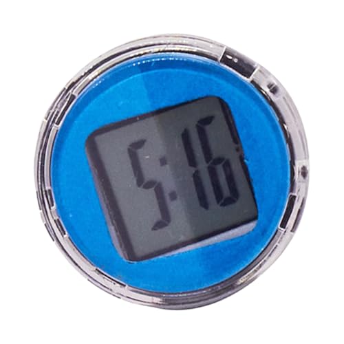 Duroecsain Kleben Sie auf die Uhr, kleben Sie auf die Uhr für das Armaturenbrett, digitale Lüftungsuhr für kleine Autos, elektronische Armaturenbrett-Dekoration, Auto-Uhr von Duroecsain