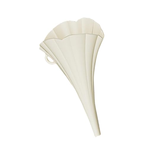 Duroecsain Kleiner Küchentrichter, Trichter für die Küche, kleiner faltbarer fächerförmiger Trichter | Einmachglas Trichter mit breitem Mund zum Umfüllen von flüssigem Ölpulver, von Duroecsain