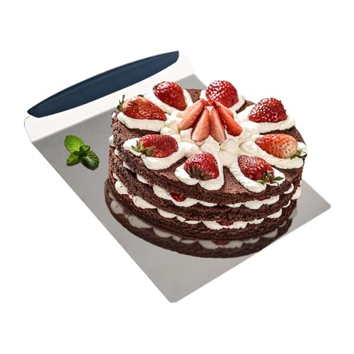 Duroecsain Kuchenheber Spatel für große Kuchen – Unterer Umzug zum Heben von Pizzakuchen – quadratische Kuchenplatte, Kuchenmobil-Werkzeug für Bäcker Duroecsain Kuchenheber Spatel für große Kuchen – Unterer Umzug zum Heben von Pizzakuchen – quadratische Kuchenplatte, Kuchenmobil-Werkzeug für Bäcker von Duroecsain