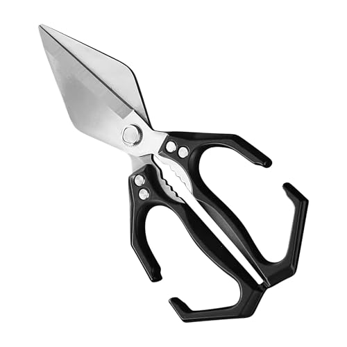 Duroecsain Küchenschere Allzweck - Edelstahl Küchenschere Für Knochen Grill,Küchenhelfer Für Knochen Paprika Ente Backen Picknick Grillen Camping Senioren Duroecsain Küchenschere Allzweck - Edelstahl Küchenschere Für Knochen Grill,Küchenhelfer Für Knochen Paprika Ente Backen Picknick Grillen Camping Senioren von Duroecsain