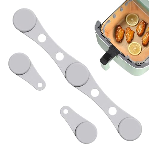 Duroecsain Magnete für Air Fryer | Magnetisches Silikon für Fritteuse ohne Öl mit Backpapier, Zubehör zur Befestigung mit Schnellverschluss für Küche zu Hause und professionell von Duroecsain