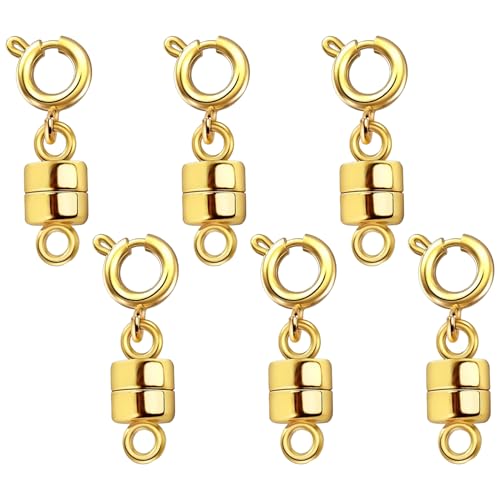 Duroecsain Magnetische Halsketten Verschlüsse und Verschlüsse, magnetische Schmuckverschlüsse für Halsketten | Schmuck schließt Armbandverlängerungsverschlüsse – Mode-Accessoires mit starkem Magneten Duroecsain Magnetische Halsketten Verschlüsse und Verschlüsse, magnetische Schmuckverschlüsse für Halsketten | Schmuck schließt Armbandverlängerungsverschlüsse – Mode-Accessoires mit starkem Magneten von Duroecsain