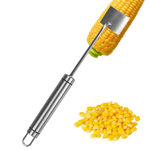 Duroecsain Maisschäler, Maiskolben-Schälwerkzeug | Maiskolbenkernentferner aus Edelstahl - Schneller Maisschneider, Maisschaber, Maiskolbenentferner für den Einsatz in der Küche und im Restaurant Duroecsain Maisschäler, Maiskolben-Schälwerkzeug | Maiskolbenkernentferner aus Edelstahl - Schneller Maisschneider, Maisschaber, Maiskolbenentferner für den Einsatz in der Küche und im Restaurant von Duroecsain