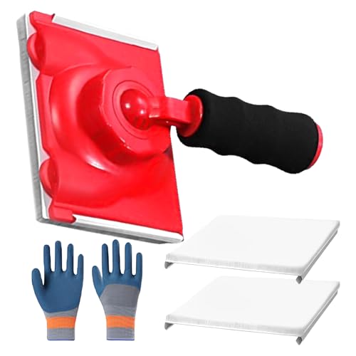 Duroecsain Malerkantenwerkzeug für Wände | Ergonomisches Werkzeug für Ecken – drehbarer Griff, rutschfest und wiederverwendbar Duroecsain Malerkantenwerkzeug für Wände | Ergonomisches Werkzeug für Ecken – drehbarer Griff, rutschfest und wiederverwendbar von Duroecsain