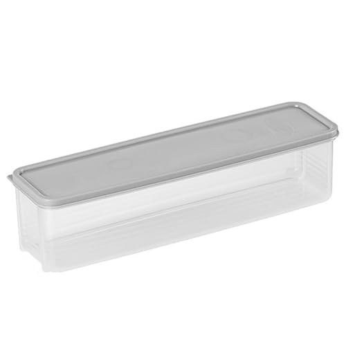 Duroecsain Nudel-Aufbewahrungsbox für Spaghetti, Nudeln, Behälter, Müsli, Snacks, Aufbewahrungsbehälter, Körnerbehälter, 30,5 x 8,8 x 7,5 cm Duroecsain Nudel-Aufbewahrungsbox für Spaghetti, Nudeln, Behälter, Müsli, Snacks, Aufbewahrungsbehälter, Körnerbehälter, 30,5 x 8,8 x 7,5 cm von Duroecsain