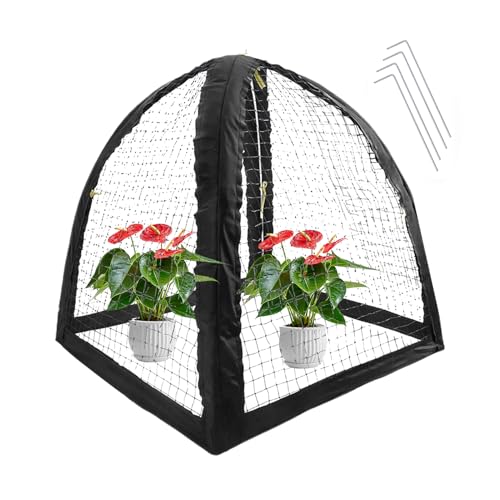 Duroecsain Pflanzenschutz gegen Tiere – Gartenhaus für den Außenbereich – Wiederverwendbares Gartenzubehör für Obst, Zitrusfrüchte, Erdbeeren, Tomaten von Duroecsain
