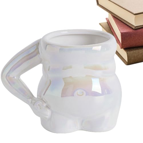 Duroecsain Porzellan Kaffeetassen Kaffeetassen Porzellan Kaffeetassen Keramik Kaffeetassen Porzellan glatt spülmaschinengeeignet für Milchtee Kaffee Hot Coco von Duroecsain