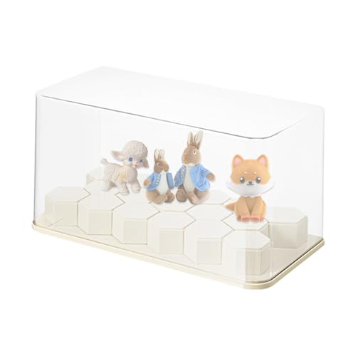 Duroecsain Präsentationsvitrine – Box für Figuren – abnehmbare transparente Boxen in Würfelform mit Ständer für Aufbewahrung und Sammlung von Miniaturen, Eckregal und Schrank Duroecsain Präsentationsvitrine – Box für Figuren – abnehmbare transparente Boxen in Würfelform mit Ständer für Aufbewahrung und Sammlung von Miniaturen, Eckregal und Schrank von Duroecsain