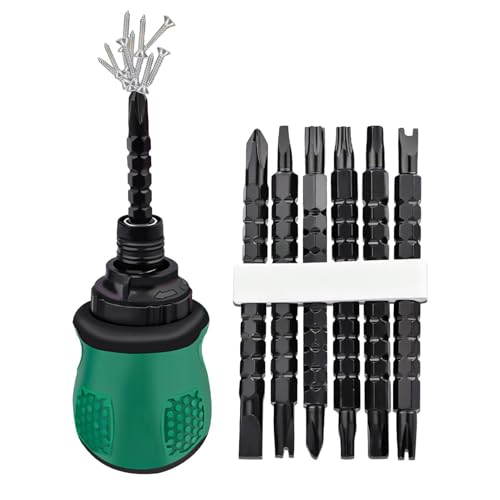 Duroecsain Ratschen-Bit-Leiter, Multi-Bit-Schraubendreher, 13-facher Doppelkopf-Ratschen-Kit, abnehmbarer Bolzenleiter, vielseitiges Installationsgerät für Duroecsain Ratschen-Bit-Leiter, Multi-Bit-Schraubendreher, 13-facher Doppelkopf-Ratschen-Kit, abnehmbarer Bolzenleiter, vielseitiges Installationsgerät für von Duroecsain