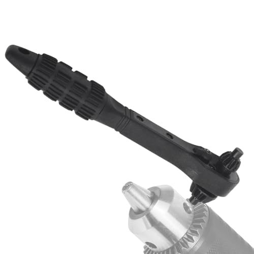 Duroecsain Ratschenschlüssel für Bohrfutter | 2-in-1-Maulschlüssel für Spannfutter | Doppelkopf-Adapter für Klempnerarbeiten und Fahrzeugreparatur von Duroecsain