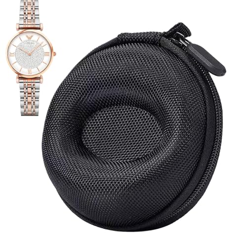 Duroecsain Reise-Uhrenetui mit Reißverschluss, Reiseregister – harte Tragetasche mit Reißverschluss, Uhr für eine Uhr, stoßabsorbierende Schmuck-Schutztasche für Duroecsain Reise-Uhrenetui mit Reißverschluss, Reiseregister – harte Tragetasche mit Reißverschluss, Uhr für eine Uhr, stoßabsorbierende Schmuck-Schutztasche für von Duroecsain