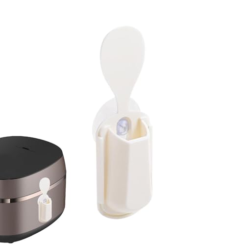 Duroecsain Reislöffelhalter, Reislöffelhalter – Ergonomischer Sushi-Spatelhalter, Reislöffelhalter mit Saugnapf | Saughalterungen für Spatel Duroecsain Reislöffelhalter, Reislöffelhalter – Ergonomischer Sushi-Spatelhalter, Reislöffelhalter mit Saugnapf | Saughalterungen für Spatel von Duroecsain
