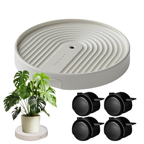 Duroecsain Rollfuß für mit Rollen, runder Ständer auf Rollen, mobiles Tablett, Blumentopf, um 360 ° drehbar, mit Bibern, für Haus, Büro, Schlafzimmer, Außenbereich, Garten Duroecsain Rollfuß für mit Rollen, runder Ständer auf Rollen, mobiles Tablett, Blumentopf, um 360 ° drehbar, mit Bibern, für Haus, Büro, Schlafzimmer, Außenbereich, Garten von Duroecsain