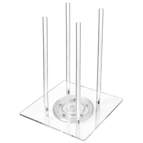 Duroecsain Rotierender Donut-Ständer, Donut-Ständer für Desserttisch, Bagel-Ständer, Bagel-Display-Turm, Donut-Ständer aus Acryl | Donut-Ständer Duroecsain Rotierender Donut-Ständer, Donut-Ständer für Desserttisch, Bagel-Ständer, Bagel-Display-Turm, Donut-Ständer aus Acryl | Donut-Ständer von Duroecsain