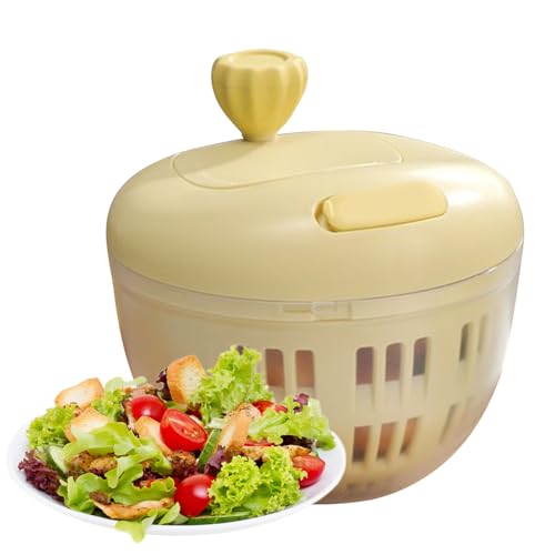 Duroecsain Salattrockner | 800 ml | rutschfeste Unterseite mit Sieb für effiziente Zubereitung der Küche im Freien Camping Picknick Duroecsain Salattrockner | 800 ml | rutschfeste Unterseite mit Sieb für effiziente Zubereitung der Küche im Freien Camping Picknick von Duroecsain