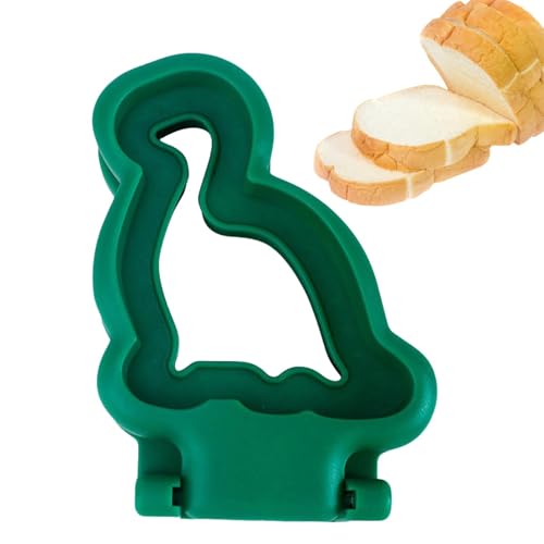 Duroecsain Sandwich-Ausstechform für Sandwichform, Ausstechform für Kruste, Dinosaurier-Stern-Ausstechform für Kleinkinder, Erwachsene, von Duroecsain