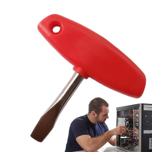 Duroecsain Schlitzschraubendreher, T-Stück Schlitzschraubendreher, Schraubendreher-Handwerkzeug mit ergonomischem T-Griff, Ringklingelwerkzeug, Multi-Bit-Mutterleiter, Ersatz Duroecsain Schlitzschraubendreher, T-Stück Schlitzschraubendreher, Schraubendreher-Handwerkzeug mit ergonomischem T-Griff, Ringklingelwerkzeug, Multi-Bit-Mutterleiter, Ersatz von Duroecsain