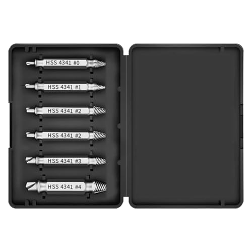 Duroecsain Schraubenausdreher-Set für beschädigte Schrauben | einfacher Bolzenentferner – ergonomischer Schraubenausdreher für Autoreparatur, Mechanik & BTP von Duroecsain