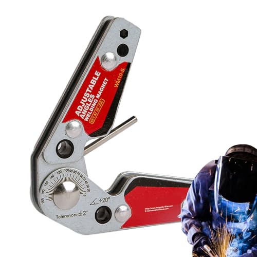 Duroecsain Schweißpositionierer | Schweißhalter Mit Einstellbarem Winkel 20°-200° - Robuste Umschaltbare Magnete Für Werkstatt Auto Werft Bau Garage Landwirtschaft Rohr Dachmontage von Duroecsain