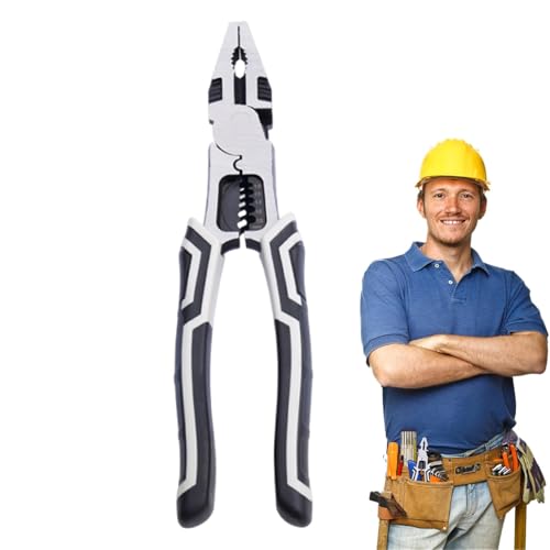 Duroecsain Seitenschneider, Abisolierzange | Multifunktionales Stahlkabel 9 Zoll Flachkabel – Zubehör zur Verbesserung der Industrie, kein Verrutschen der Haushalte Duroecsain Seitenschneider, Abisolierzange | Multifunktionales Stahlkabel 9 Zoll Flachkabel – Zubehör zur Verbesserung der Industrie, kein Verrutschen der Haushalte von Duroecsain