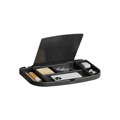 Duroecsain Seitlicher Schreibtisch-Organizer, Schreibtisch-Organizer aus Stahl, ohne Bohren | verstellbare Halterung, spart Platz für Zuhause und Studenten Duroecsain Seitlicher Schreibtisch-Organizer, Schreibtisch-Organizer aus Stahl, ohne Bohren | verstellbare Halterung, spart Platz für Zuhause und Studenten von Duroecsain
