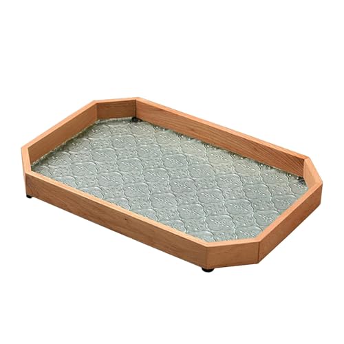 Duroecsain Serviertablett, Lebensmitteltablett, Obst- und Snack-Tablett, Obst-Serviertablett, Begonia-Kaffee-Herzstück für den Couchtisch, den Tisch Duroecsain Serviertablett, Lebensmitteltablett, Obst- und Snack-Tablett, Obst-Serviertablett, Begonia-Kaffee-Herzstück für den Couchtisch, den Tisch von Duroecsain