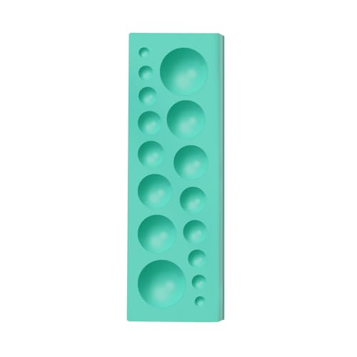 Duroecsain Silikonform aus Perlen, runde Schokoladenformen | 2 Stück Silikon-Kugelform | Dessert-Schnitzwerkzeuge, halbkugelförmige Bonbons, Herstellung von Süßigkeiten für den Topper Duroecsain Silikonform aus Perlen, runde Schokoladenformen | 2 Stück Silikon-Kugelform | Dessert-Schnitzwerkzeuge, halbkugelförmige Bonbons, Herstellung von Süßigkeiten für den Topper von Duroecsain