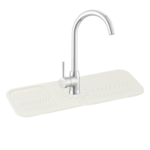 Duroecsain Spritzwasserhahnmatte, Küchenspüle, Wasserhahn-Matte aus Silikon für Küchenspüle, Wasserauffangmatte, Teppich Duroecsain Spritzwasserhahnmatte, Küchenspüle, Wasserhahn-Matte aus Silikon für Küchenspüle, Wasserauffangmatte, Teppich von Duroecsain