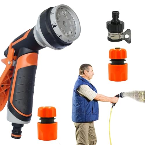 Duroecsain Sprühdüse für Gartenschlauch, Sprühdüse für Gartenschlauch | Wasserschlauchdüse mit rutschfestem Griff, Hochdruckdüse, Befestigung von Duroecsain Sprühdüse für Gartenschlauch, Sprühdüse für Gartenschlauch | Wasserschlauchdüse mit rutschfestem Griff, Hochdruckdüse, Befestigung von von Duroecsain